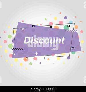 Violet flat speech bubble shaped banners, stock vector Stock Vector