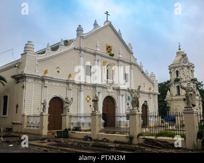 Saint Paul Metropolitan Cathedral at Vigan City, Philippines Stock Photo