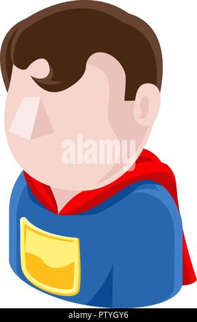 Super Hero Avatar People Icon Stock Vector