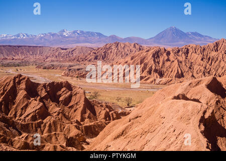 San Pedro River's Valley in Atacama Desert - Chile Stock Photo