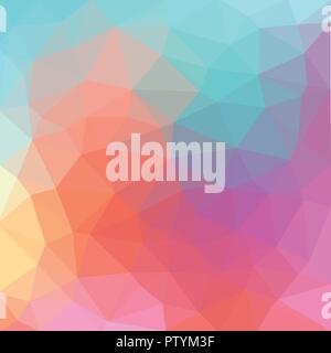 Light pastel color vector Low poly crystal background. Polygon design pattern. Low poly illustration background. Stock Vector