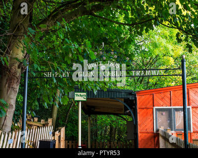 Shipley Glen Cable Railway near Saltaire West Yorkshire England Stock Photo