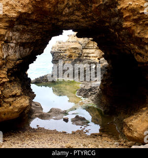 One of the arches in Twelve Apostles National Park in Australia Stock Photo