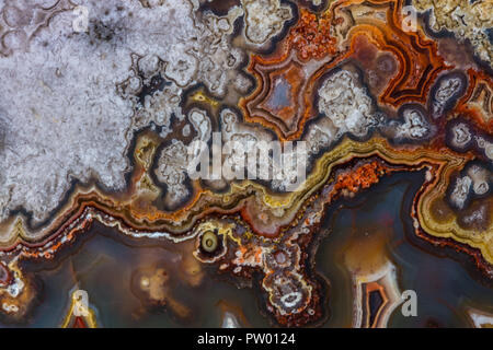 Crazy Lace Agate from Mexico Stock Photo