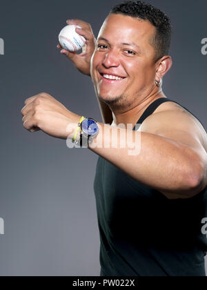 Miguel Cabrera #24 first baseman for the Detroit Tigers of Major League  Baseball MLB, Triple Crown Winner, nicknamed Miggy, is a Venezuelan  professi Stock Photo - Alamy