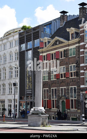 Museum Het Rembrandthuis on Jodenbreestraat in Amsterdam, Holland, Netherlands Stock Photo