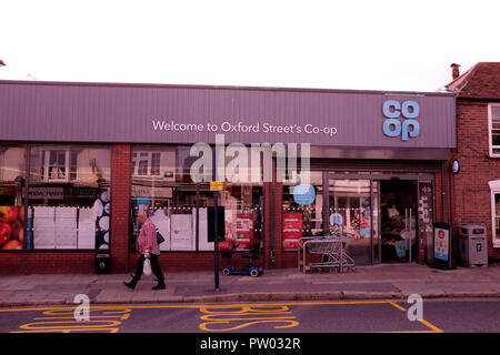 co-op supermarket in whitstable town east kent uk oct 2018 Stock Photo