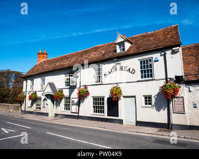 The Nags Head pub on the bridge over Nags head island in the river ...