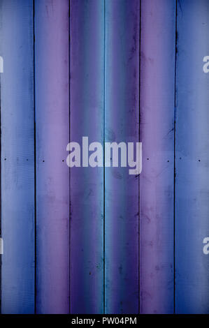 Multi colored fence or plank background Stock Photo