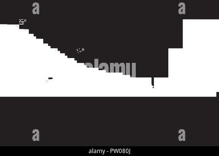 Glitched Overlay Texture Stock Vector