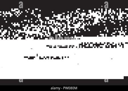 Glitched Overlay Texture Stock Vector
