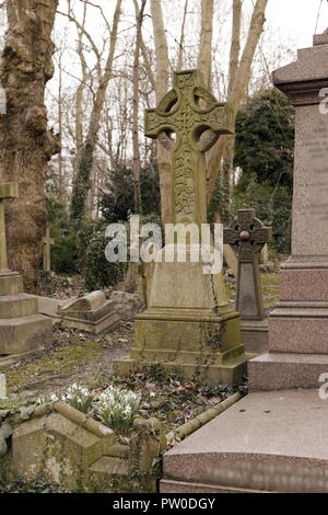 old english cemetery Stock Photo