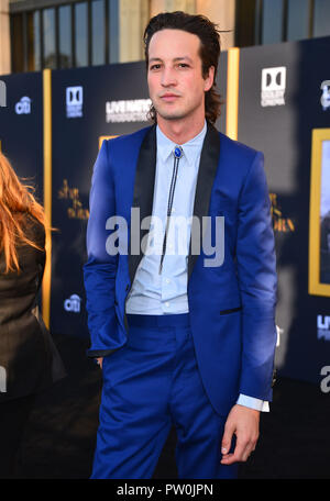 Marlon Williams  arrives at the Premiere Of Warner Bros. Pictures A Star Is Born  at The Shrine Auditorium on September 24, 2018 in Los Angeles, California Stock Photo