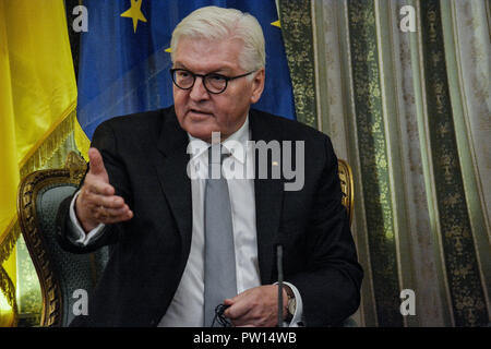President of The Federal Republic of Germany, Frank Walter Steinmeier during his official visit in Athens. Stock Photo