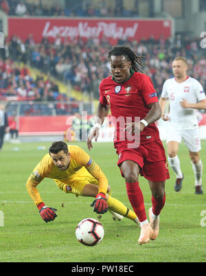 Renato Sanches seen in action during the UEFA Nations League