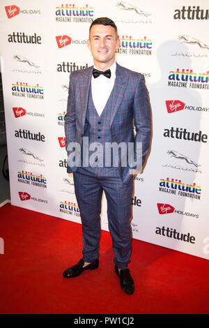 London, UK. 10th Oct 2018. The VIRGIN HOLIDAYS ATTITUDE AWARDS POWERED BY JAGUAR at Roundhouse, Chalk Farm Rd, Camden Town, London on the 11th October 2018. Credit: Tom Rose/Alamy Live News Stock Photo