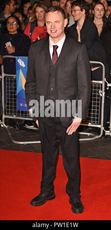 London, UK. 11th Oct 2018. Wash Westmoreland at the 62nd BFI London Film Festival: Colette - Patrons gala - at Cineworld Leicester Square, London on Thursday 11 October 2018  Photo by Keith Mayhew Credit: KEITH MAYHEW/Alamy Live News Stock Photo