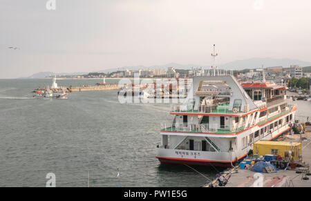 Jumunjin Port Oct 9 2018 Jumunjin Port in Gangneung about 166 km 103 miles east of Seoul South Korea. The Jumunjin Port is one of the main fishing ports on the East Coast of South Korea. Photo by Lee ...