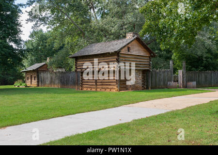 FORT WATAUGA, SYCAMORE SHOALS STATE HISTORIC PARK, ELIZABETHTON ...