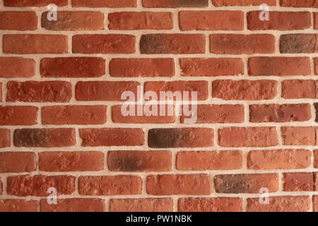 Brick wall of red brick. Creative vintage background. Stock Photo