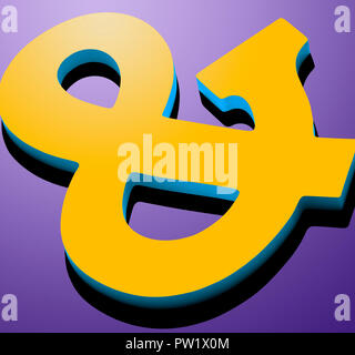 And Symbol, Ampersand Sign Stock Photo - Alamy