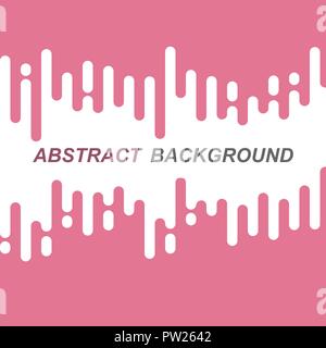 Abstract pink rounded lines transition, stock vector Stock Vector