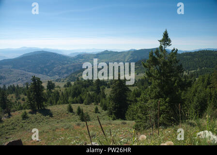 Views from Mount Kobau, British Columbia, Canada Stock Photo