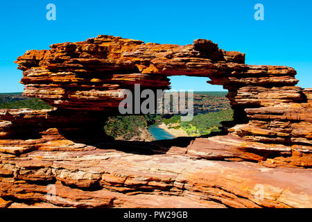 Nature's Window - Kalbarri National Park - Australia Stock Photo