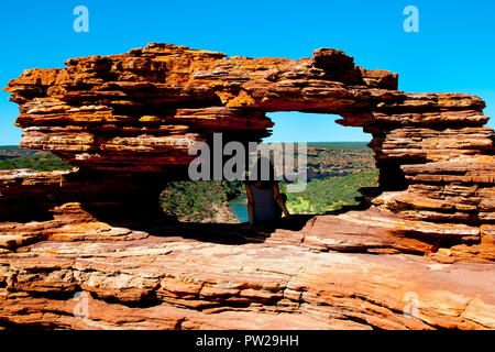 Nature's Window - Kalbarri National Park - Australia Stock Photo