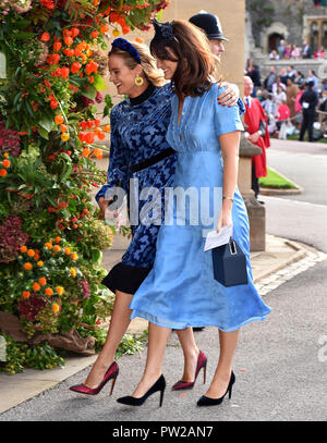 Tory Burch - Cressida Bonas wearing our Leah dress to Princess Eugenie and  Jack Brooksbank's wedding