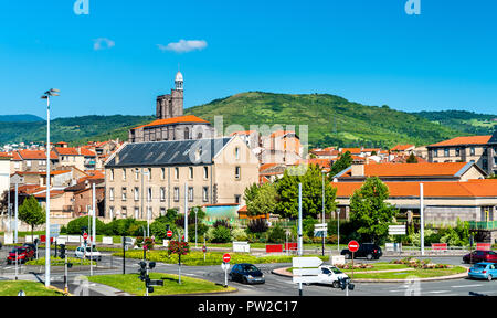 Cityscape of Clermont-Ferrand in the Puy-de-Dome department of France Stock Photo