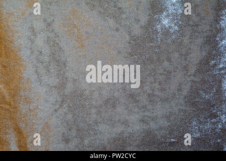 gray velvet fabric canvas for upholstery furniture indoor closeup Stock Photo