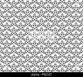 Abstract geometric Seamless pattern . Repeating geometric Black and white texture. Stock Vector