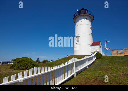 Nobska Light near Woods Hole, Falmouth, Barnstable County, Massachusetts, USA Stock Photo