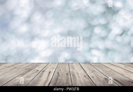 Empty table for display montages Stock Photo