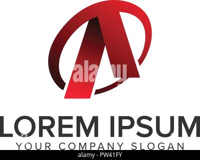 Cative Modern letter A Logo design concept template. fully editable vector Stock Vector