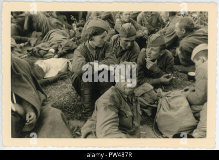 Red Army soldiers Stock Photo