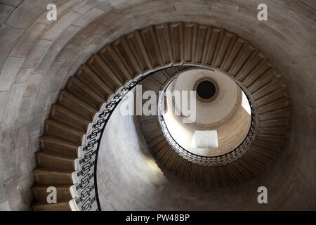 The Deans Staircase in St Paul's Cathedral London Stock Photo
