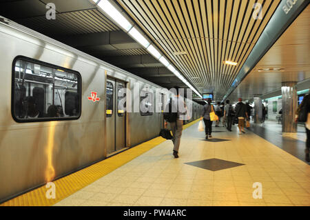 Around Canada - Toronto Subway Station Stock Photo