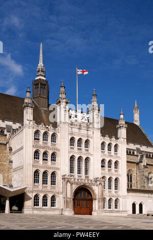 Coat of arms above City of London School for Girls metal signage, an ...