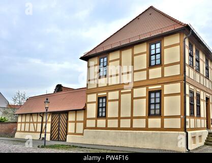 renovated half-timbered house in Oranienbaum near Dessau