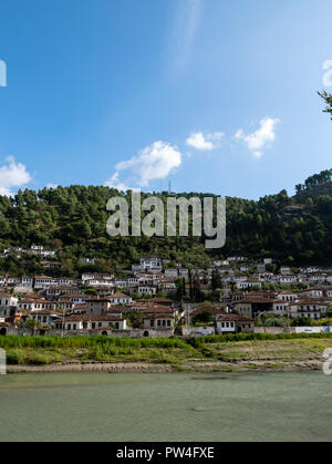 Berat, Berat County, The Republic of Albania. Stock Photo