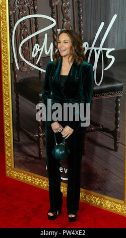 New York, United States. 11th Oct, 2018. Diane Lane wearing dress by Akris and bag by Gabriela Hearst attends Amazon Prime Premiere of The Romanoffs at Russian Tea Room Credit: Lev Radin/Pacific Press/Alamy Live News Stock Photo