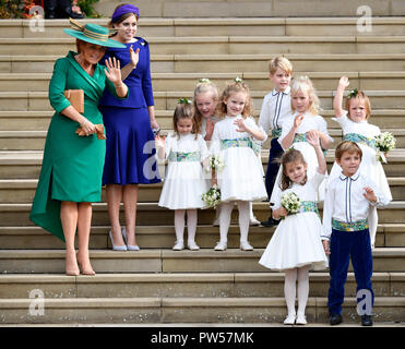 Sarah Duchess of York Princess Beatrice the bridesmaids and