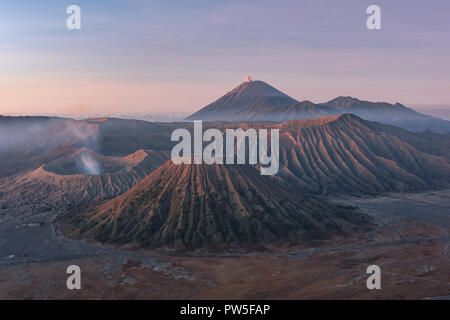Mount Bromo Volcano Indonesia Stock Photo