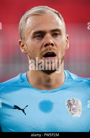 12th October 2018, Kara&#x111;or&#x111;e Stadium, Vojvodina, Serbia; UEFA European Under 21 Football Championships, qualification; Serbia U21s versus Austria U21s; Alexander Schlager of Austria Stock Photo