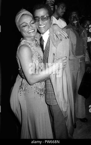 Eartha Kitt and Sammy Davis Jr. 1978 Photo By Adam Scull/PHOTOlink/MediaPunch Stock Photo
