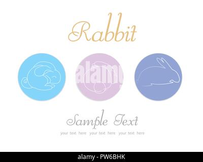 collection of Easter themed icons and logos for multiple uses. vector illustrations Stock Vector