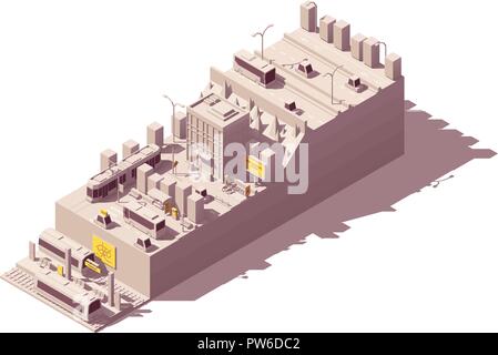 Vector urban public transport Stock Vector