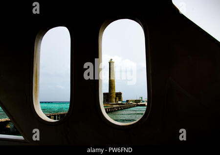 Sanganeb, Sudan - April 2018. Sanganeb lighthouse. Stock Photo